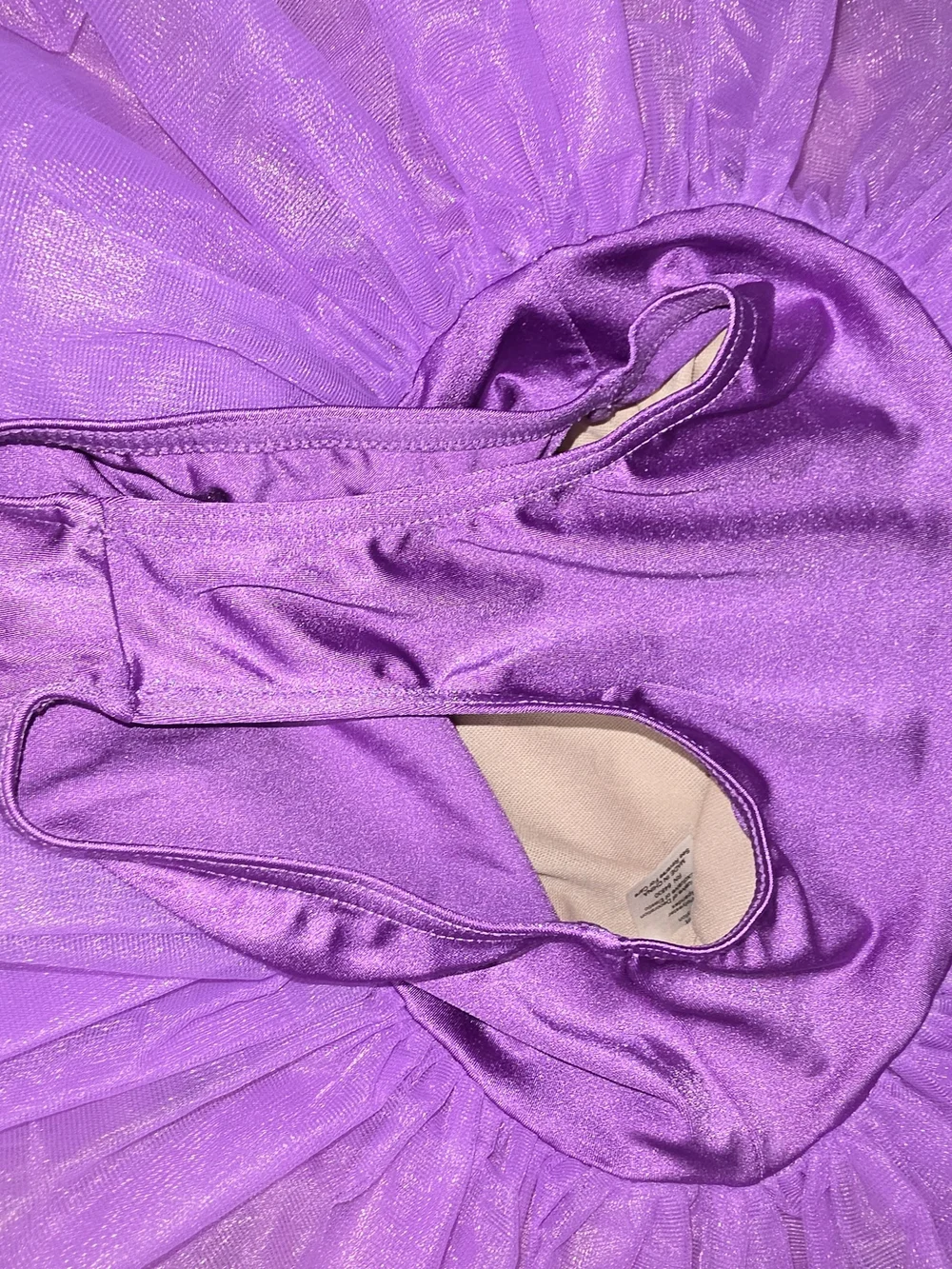 Weissman Keep The Beat 17370 Purple Pink Sequin Tulle Ballet Costume Dance SC*